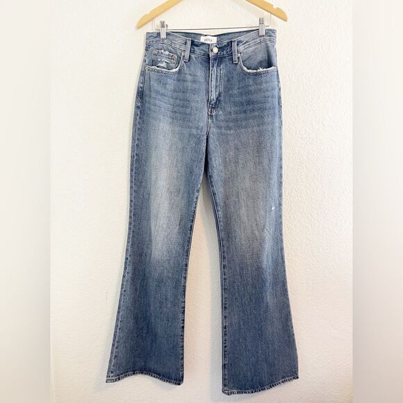 Revolve Pistola Stevie High Waist Flare Jeans in the color Seneca. 29 - Picture 5 of 13